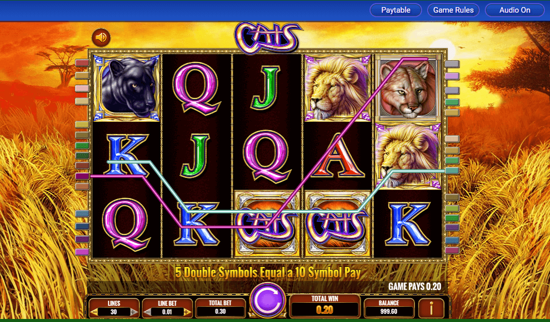 Cats Slot paylines