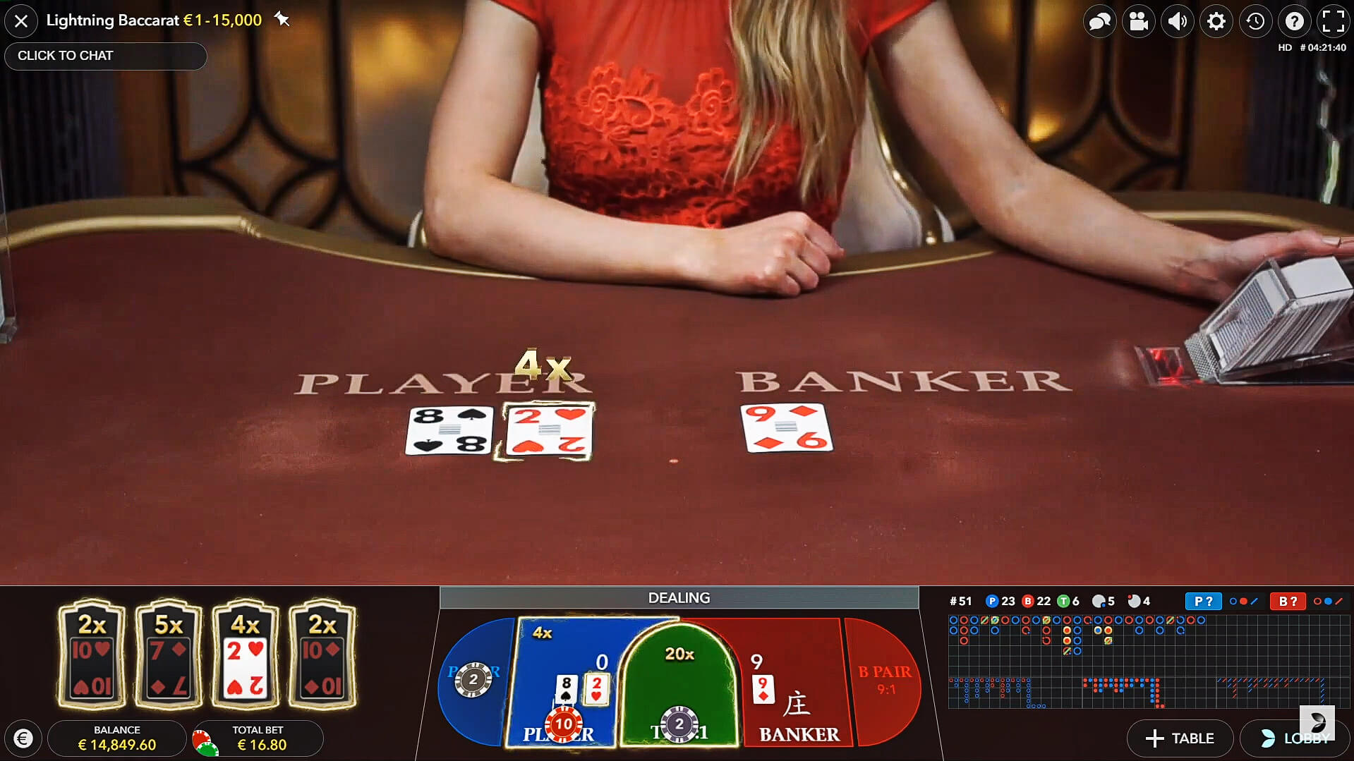 Live Dealer Baccarat in New Jersey