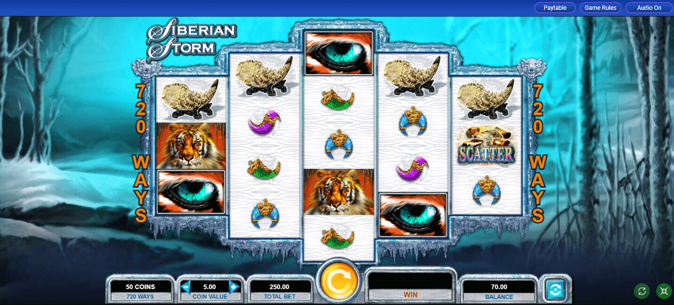Siberian Storm free spins