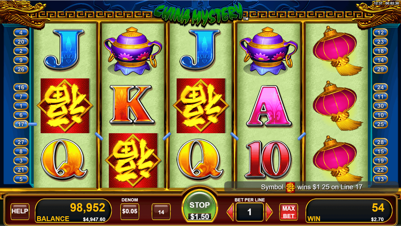 China Mystery Slot Gameplay