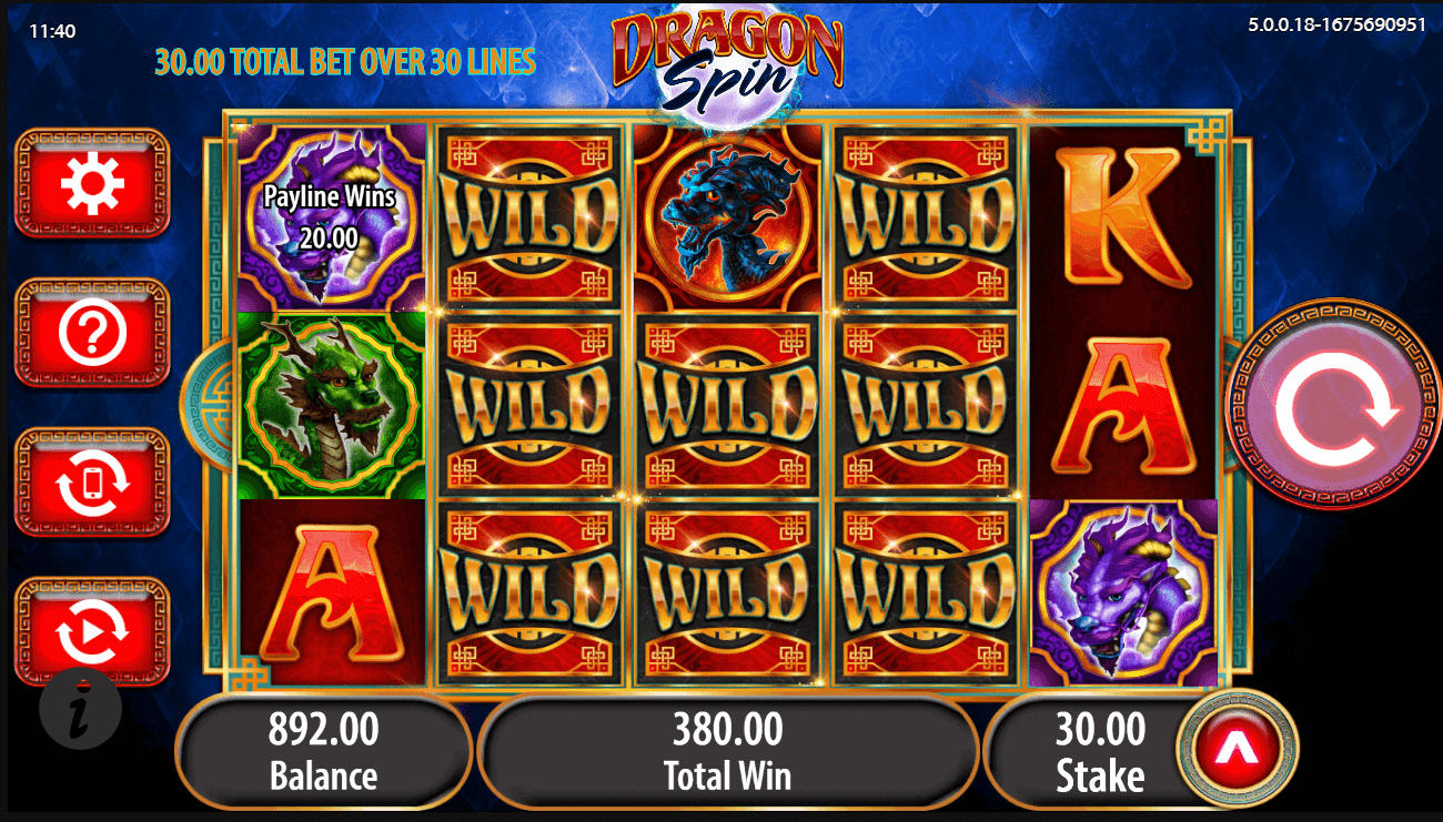 Dragon Spin Slot Big Win