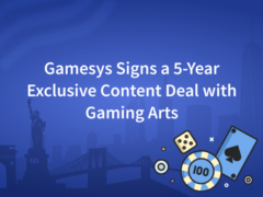 Gamesys Signs A 5-Year Exclusive Content Deal With Gaming Arts