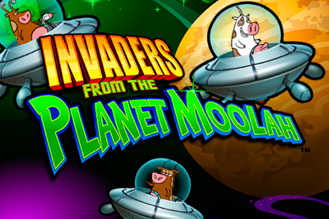 logo invaders from the planet moolah wms