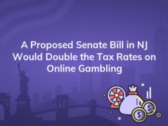 a proposed senate bill in nj would double the tax rates on online gambling 240x180