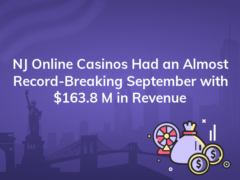 nj online casinos had an almost record breaking september with 163 8 m in revenue 240x180