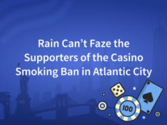 Rain Can’t Faze the Supporters of the Casino Smoking Ban in Atlantic City