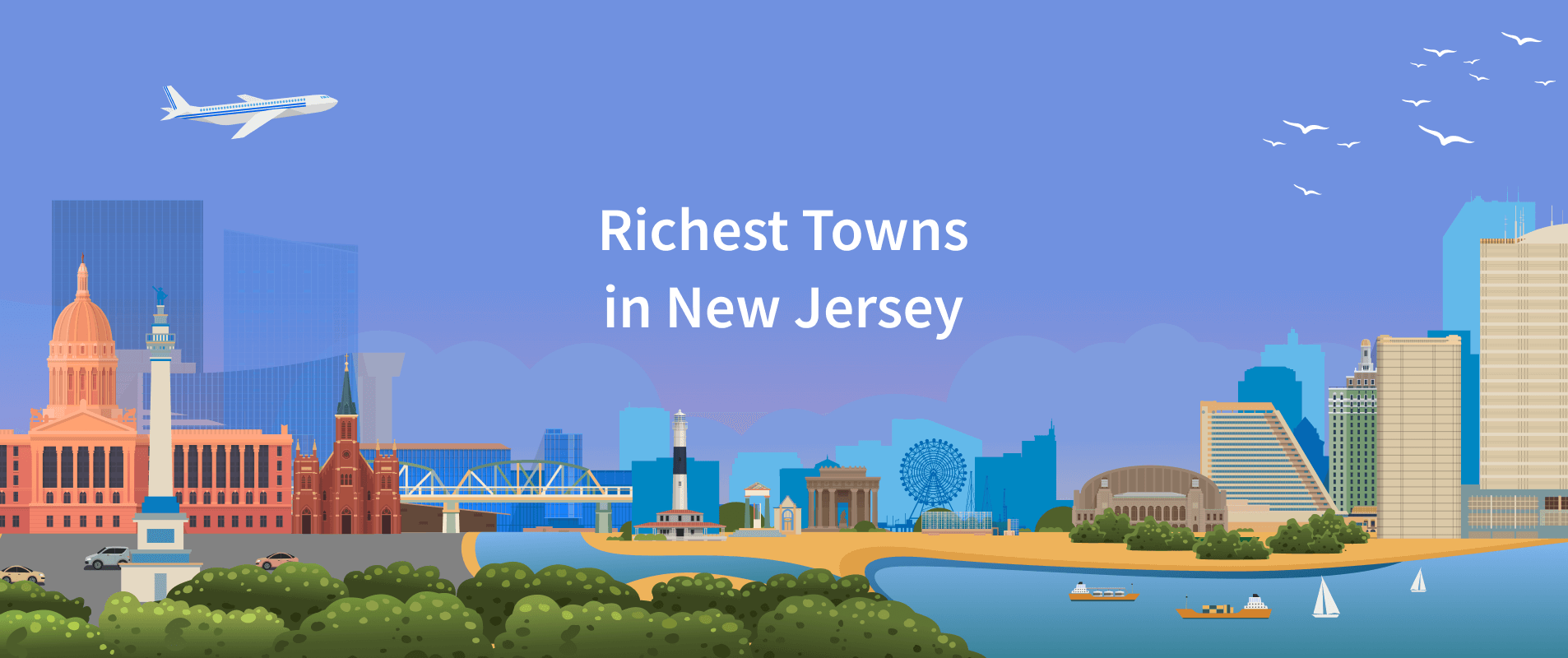 10 Richest Towns in NJ 2025: Richest Areas in New Jersey
