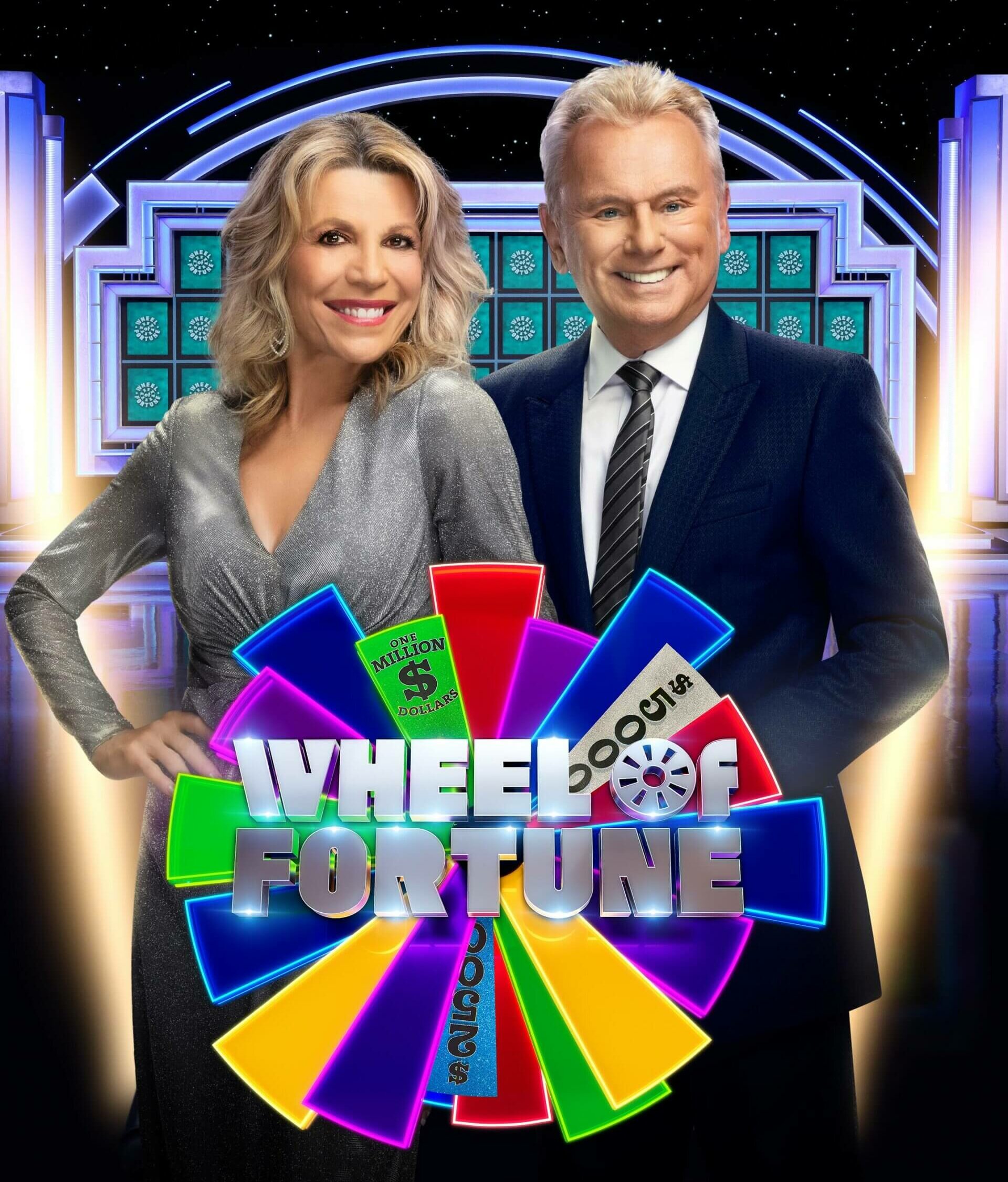 The hosts of Wheel of Fortune